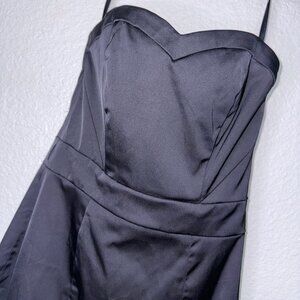 H&M Strapless Cocktail Corset Satin Dress - XS
